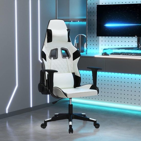 Gaming stoel - Comfortabele stoel - Ontspannen zitten - Verstelbare rugleuning - 60 x 64 x 127 cm