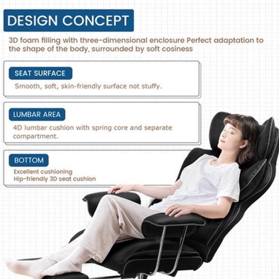 Gaming Stoel - Ergonomische Bureaustoel - Stoel - Bureaustoelen - met Voetsteun - Verstelbare Rugleuning - Vering en Dikke Zitting - Tot 150 kg - Stoffen Bekleding - Roze