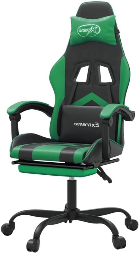 Gaming Stoel - Fauteuil Speelstoel - Comfortabel Gamen - Verstelbare Rugleuning - 57.5 cm x 59.5 cm x 131 cm