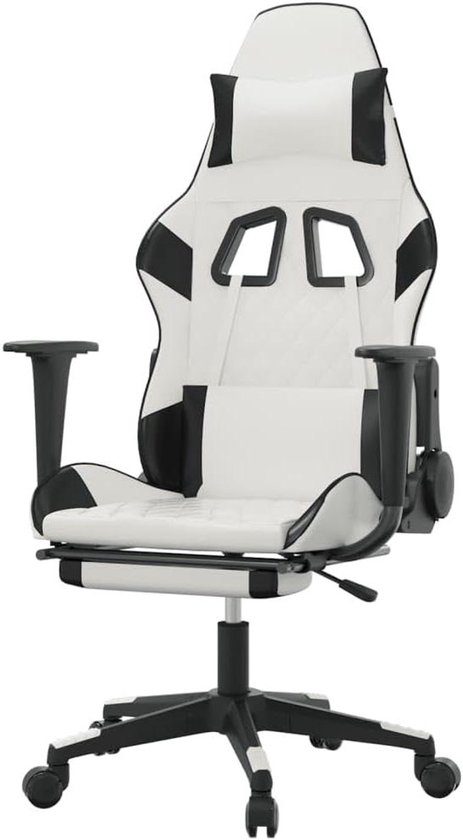 Gaming stoel - Race stoel bureaustoel - Comfortabel gamen - Verstelbare rugleuning en voetensteun