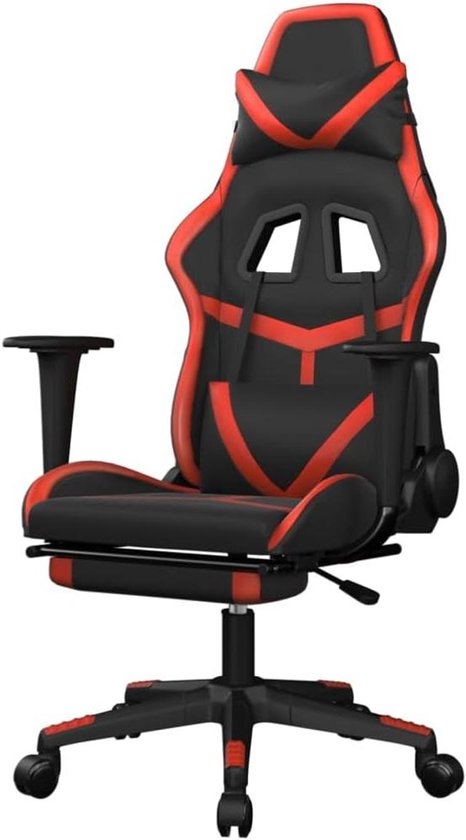 Gaming Stoel - Race Stoel Computerstoel - Comfortabel Gamen - Verstelbare Rugleuning - 64 x 67 x 127 cm