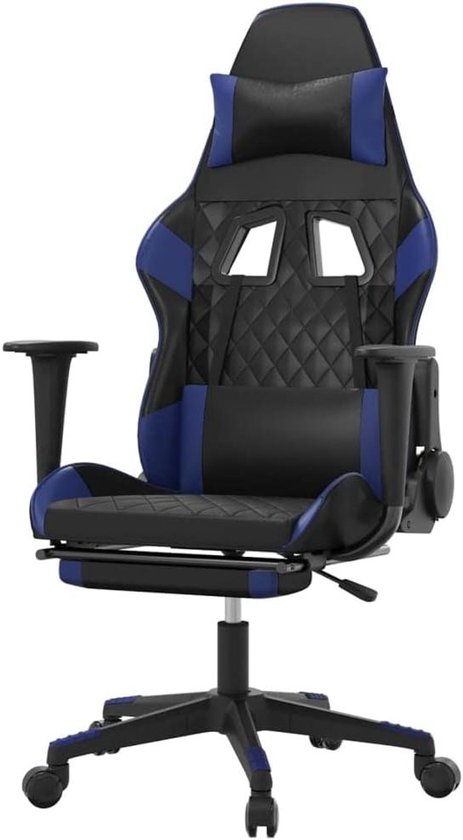 Gaming Stoel - Racer Stoel - Comfortabel Gamen - Verstelbare Rugleuning - 64 x 60 x 127 cm