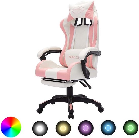 Gaming Stoel - Racestoel Bureaustoel - Comfortabel Spelen - Verstelbare Rugleuning - 64 x 65 x 119 cm van Merkloos