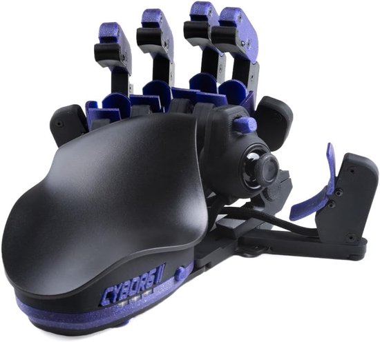Gaming Toetsenbord - Eenhandig Bedienpaneel - PC Gaming - Analoge Thumbstick - 30 Programmeerbare Toetsen - Galaxy Paars
