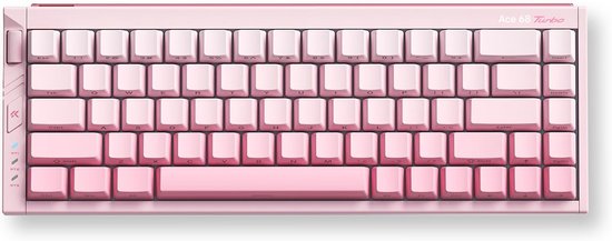 Gaming Toetsenbord - Mechanisch Toetsenbord - Snel Reageren - 8000Hz Polling Rate - Compact Formaat - Roze