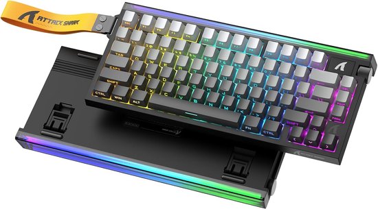 Gaming Toetsenbord - Mechanisch Toetsenbord - Snelle Reacties - Precisie Actuatie - Standaard Formaat - Grijsverloop van Merkloos