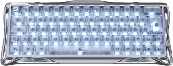 Gaming Toetsenbord met Hall Effect Technologie - QWERTZ Indeling, RGB Verlichting en Ergonomisch Ontwerp