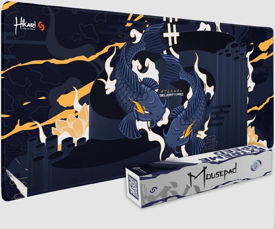 Gamingmuismatje 90x40 cm - Ruim, Anti-Slip & Slijtvast voor Precisie en Stabiliteit - Waterafstotend & Makkelijk Schoon te Maken - voor Alle Muis Types van Merkloos