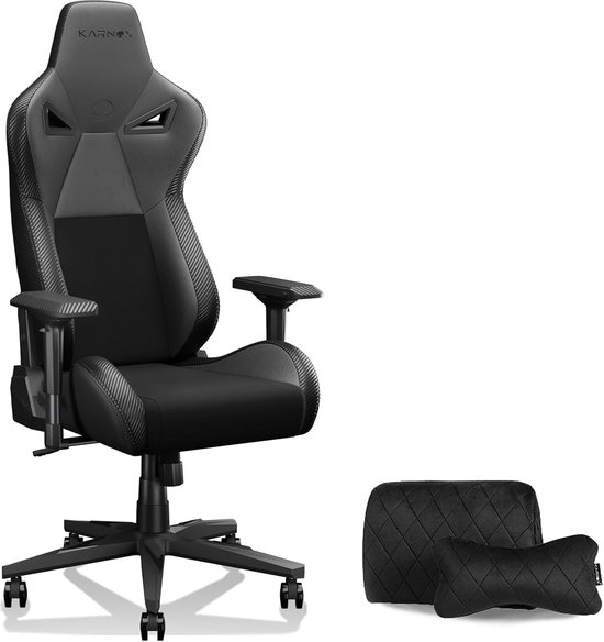 Gamingstoel - Bureaustoel - Comfortabel Zitten - Ergonomisch Design - 138 cm Hoog - Zwart