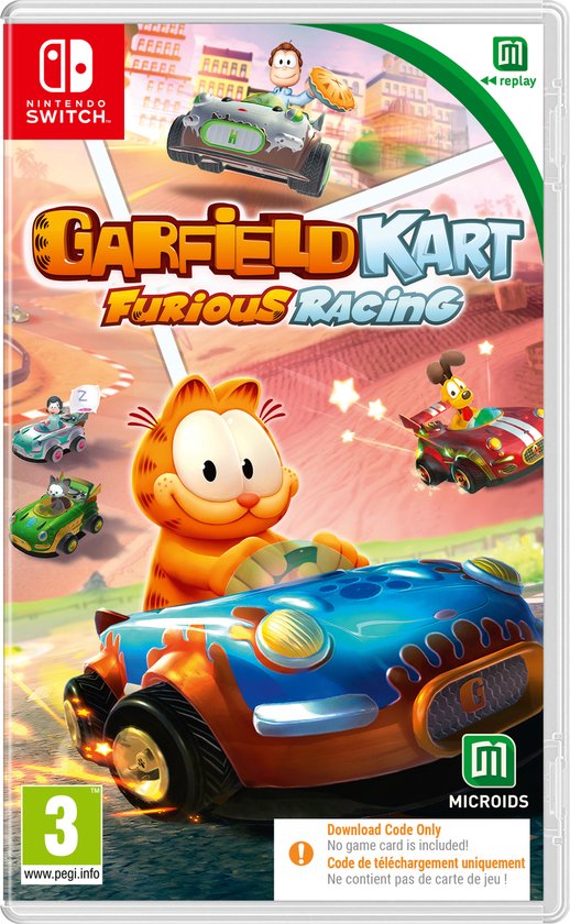 Garfield Kart Furious Racing - Switch (Code in a Box) van Microids
