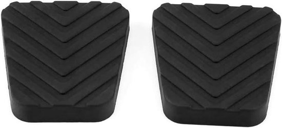 Gaspedaal Rubberhoes - Rempedaal Cover - Verbeteren Rijcomfort - Antislip Oppervlak - 66 mm breed - Zwart