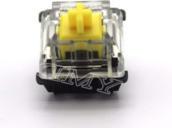 Gateron MX Switch 3 pin and 5 pin Transparent Case Black Red Green Brown Blue Clear Switches for Mechanical Keyboard Cherry MX Compatible van Gateron