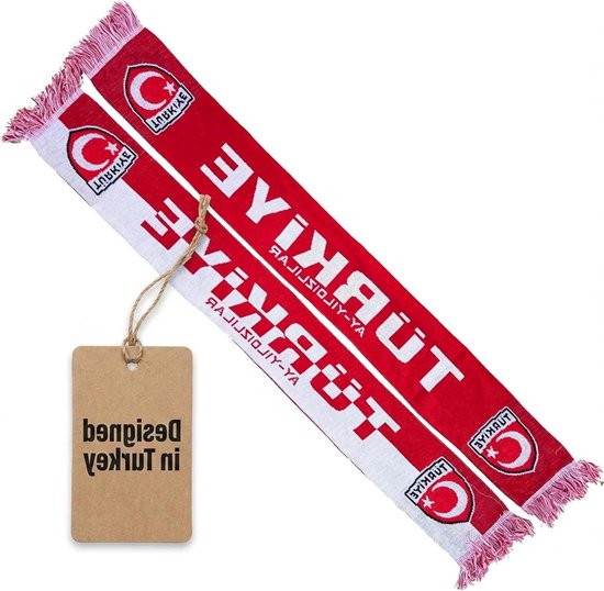 Gebreide Sjaal - Voetbal Sjaal - Supporters Gear - Wasbaar Op 30 Graden - 145 cm Lengte - Meerdere Kleuren