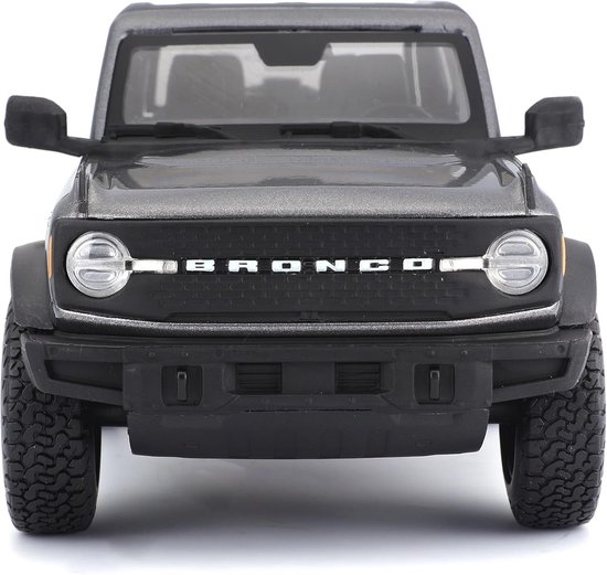 Gedetailleerd gegoten modelauto Donkergrijs Offroad Voertuig van Merkloos