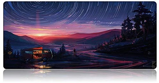 Gepersonaliseerde Gaming Muismat - Grote Antislip Muismat voor Laptop 90 x 40 cm van Merkloos