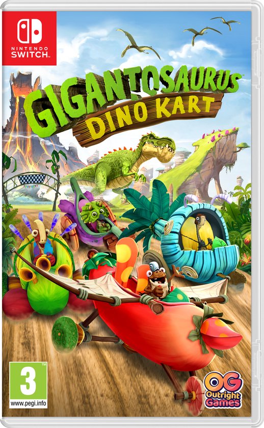 Gigantosaurus Dino Kart - Nintendo Switch van Outright Games