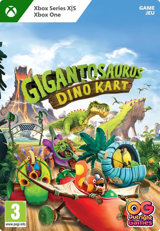 Gigantosaurus: Dino Kart - Xbox Series X|S & Xbox One Download van Gigantosaurus