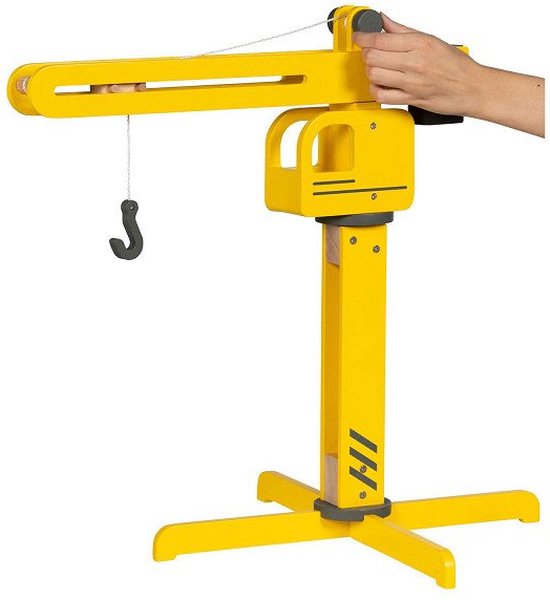Goki Houten Bouwkraan, 56cm van Goki