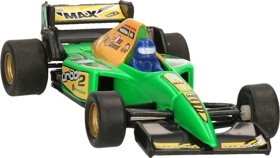 Goki Modelauto Racewagen - groen - 10 cm - race auto - schaalmodel - Formule van GOK