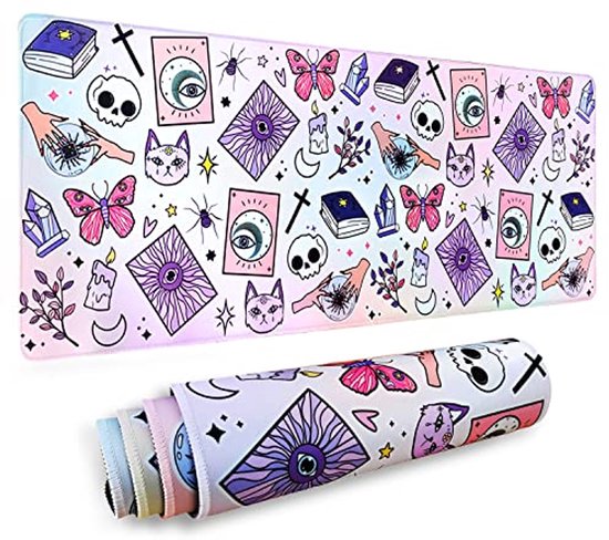 Gothic Kawaii Muismat XL - Schattig en Uniek Gaming Bureauaccessoire van Merkloos