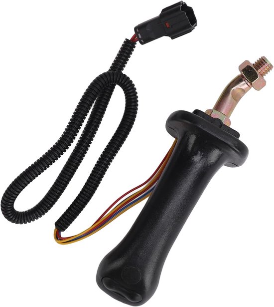 Graafmachine Joystick Handgrepen - Bedieningsknoppen Set - Machine Bediening - Verbeterde Ergonomie - 2 Stuks - Zwart