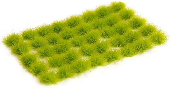 Grass Tufts Statische miniatuur grasbosje (lentegroen)