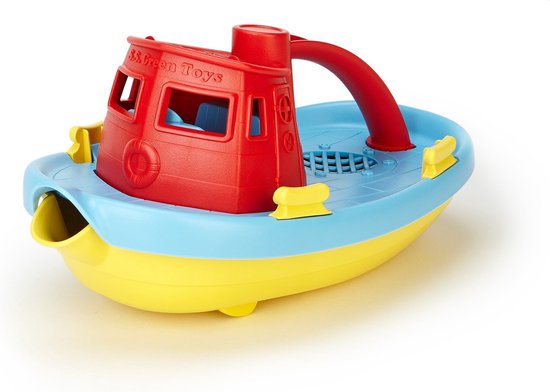 Green Toys Green Toys Green Toys Sleepboot Rood/Blauw van Green Toys