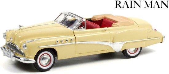 Greenlight 1/18 Buick Roadmaster Convertible - 1949 "Rain Man" van Greenlight