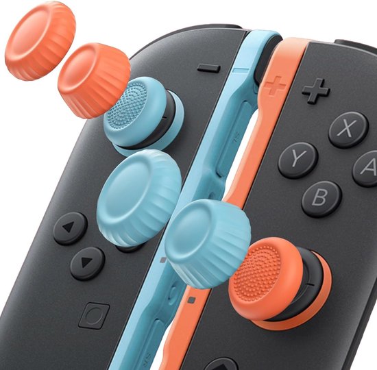 Grip Caps - Joystick Covers - Verbeterde Controle - Antislip Siliconen - Set van 6 - Zwart
