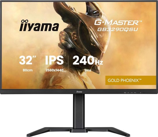 Grote 32 inch Curved Gaming Monitor 240Hz 1ms QHD voor Snellere Reactietijden van Merkloos