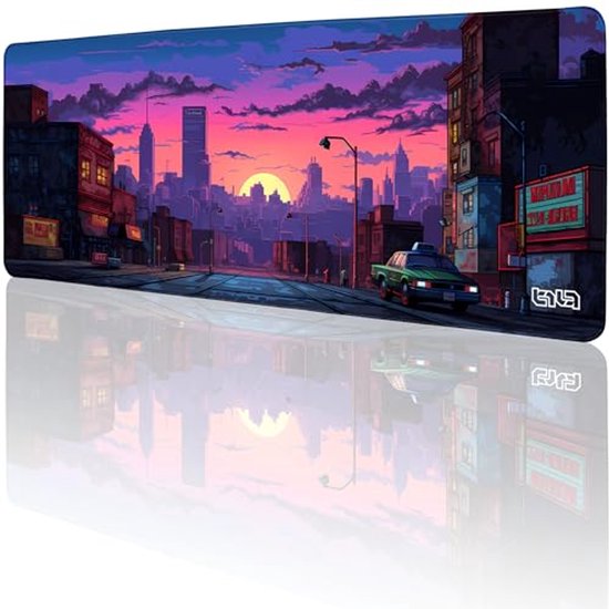 Grote Antislip Gaming Muismat XXL 80x30 cm | Waterdichte Bureau Onderlegger | Verbeter de Precisie en Snelheid van Merkloos