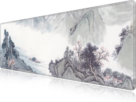 Grote Antislip Muismat van Natuurlijk Rubber voor Kantoor en Gaming - 800 x 300 x 3 mm van Merkloos