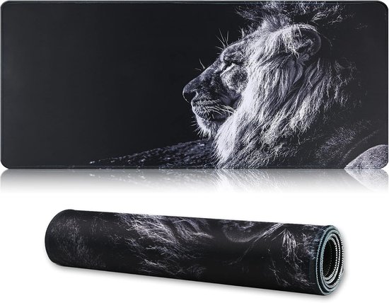 Grote gaming muismat met antislip rubberen basis - 70 x 30 cm