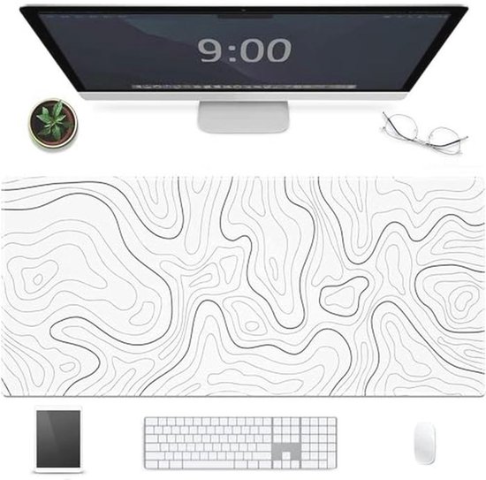 Grote Gaming Muismat met Motief en Antislip Onderkant van Merkloos