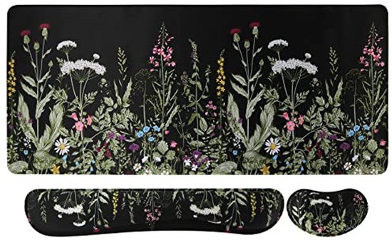 Grote gaming muismat met polssteun - XXL formaat, antislip, waterdicht van Merkloos