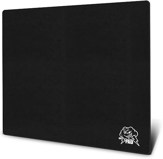 Grote Gaming Muismat van Glas - 400 x 500 mm - Zwart - Verbeterde Precisie en Snelheid van Merkloos