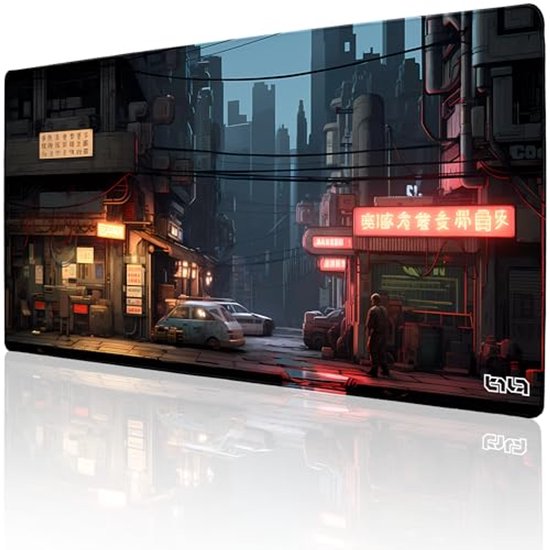 Grote Gaming Muismat XXL 100x50 cm | Multifunctionele Antislip Bureau Onderlegger | Waterdichte Desk Mat voor Gaming en Thuiswerk van Merkloos