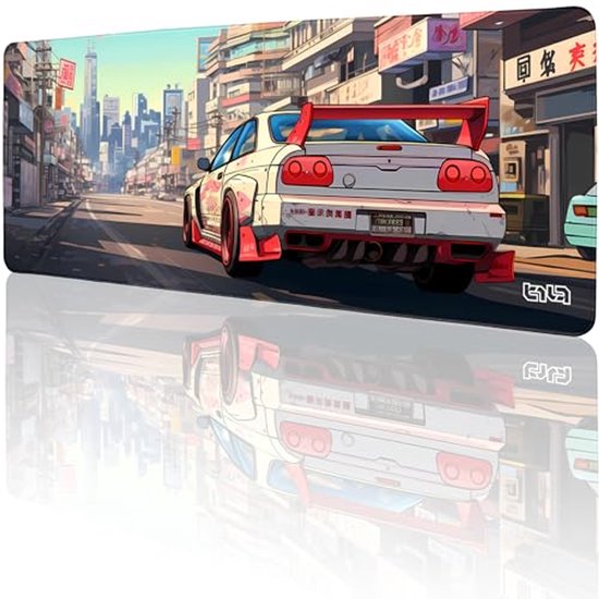 Grote Gaming Muismat XXL 80x30 cm | Multifunctionele, Waterdichte en Antislip Bureauonderlegger van Merkloos