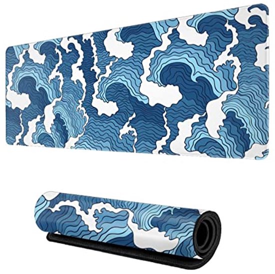 Grote Gaming Muismat XXL - Antislip Bureauonderlegger 90 x 30 cm van Merkloos