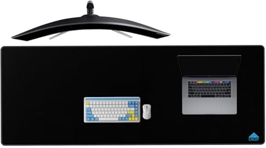 Grote Gaming Muismat XXL - Antislip, Zwart, Voor Spelers en Kantoor van Merkloos