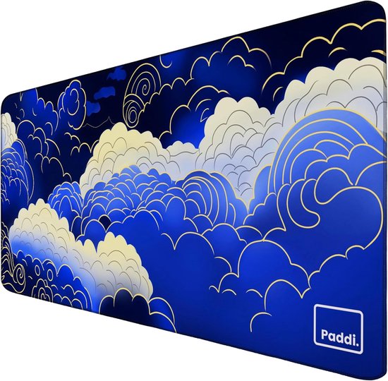 Grote Gaming Muismat XXL - Bureaumat van Gerecycled Materiaal - Extra Groot 900 x 400 x 3 mm van Merkloos