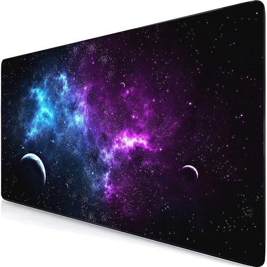 Grote Gaming Muismat XXL met Sterrenpatroon - 900 x 400 mm van Merkloos