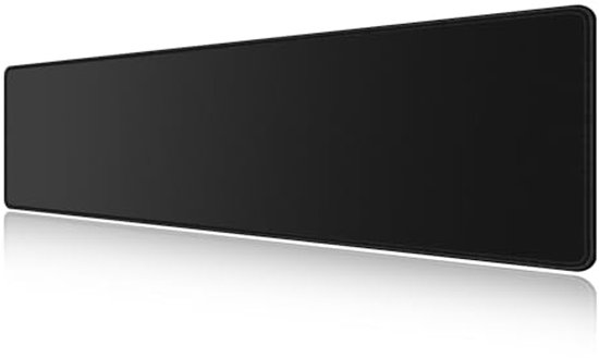 Grote Gaming Muismat Zwart 1000x300mm - Laptop Bureauonderlegger van Merkloos