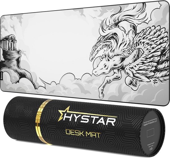 Grote Gamingmuismat XXL 36" x 16" | Waterdicht, Dikke Polyester en Rubber Ondergrond van Merkloos