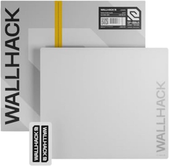 Grote Glas Gaming Mouse Pad - Micro-geëtst oppervlak, Ultrafast glijden, Duurzaam & Draagbaar, 390×450mm van Merkloos