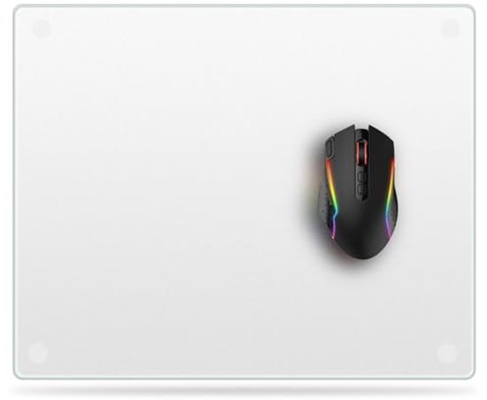 Grote Harde Muismat van Glas voor Gaming - Ultra Glad, Waterdicht en Duurzaam van Merkloos
