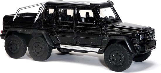 Grote Modelauto Mercedes-Benz G63 AMG 6x6 Zwart Diecast 13,5 cm van Merkloos