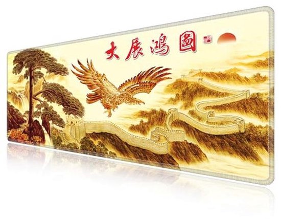 Grote Natuurlijke Rubber Muismat voor Kantoor en Gaming (800 x 300 x 3mm) van Sidorenko