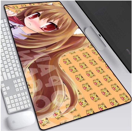 Grote XXL Gaming Muismat 800 x 300 mm - 3 mm Dikke Rubberen Basis voor Snelheid en Precisie van Merkloos