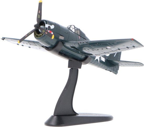 Grumman F6F-5 Hellcat Model, U.S. Navy, VF-27 Hobbymaster Modelauto 1:72 HA1115 Schaalmodel van Hobbymaster
